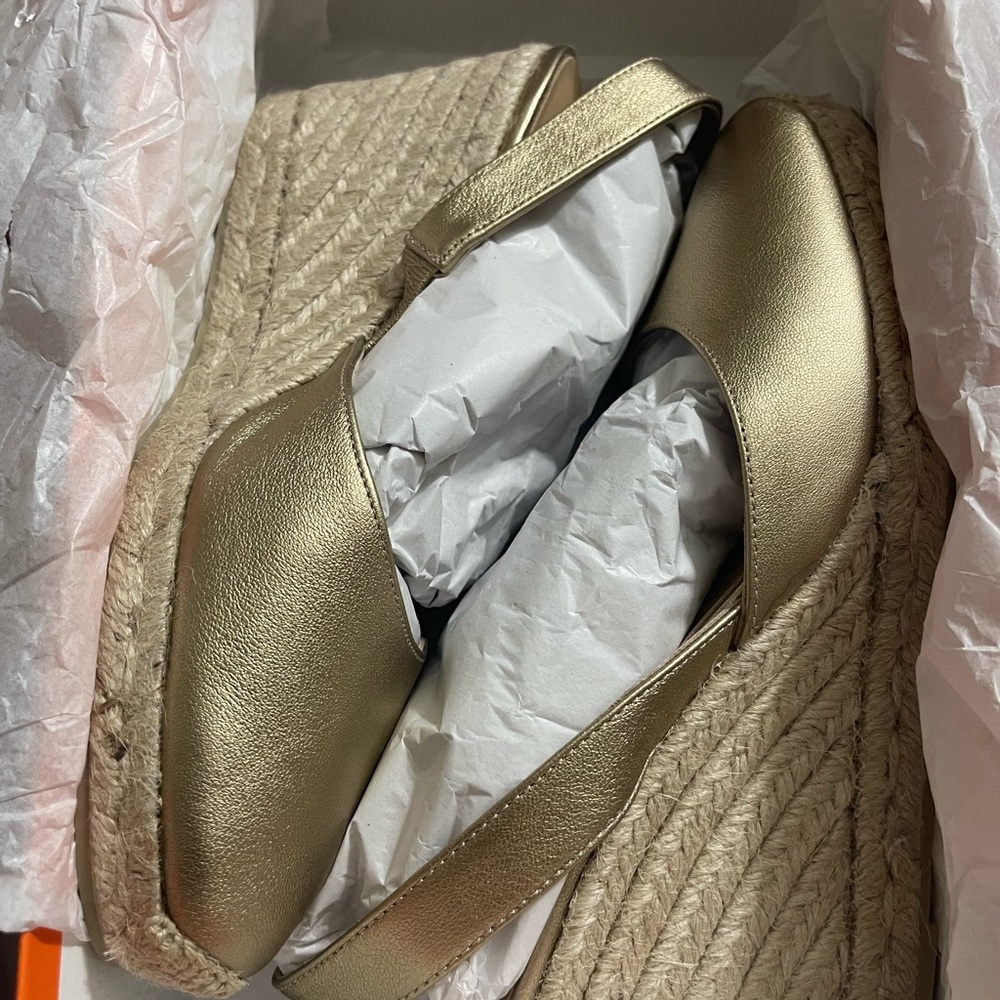Castaner Oro Piel Carissa Wedge Espadrille - Picture 5 of 6